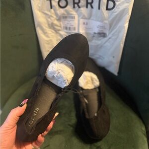 Torrid Black Flats -size 8.5